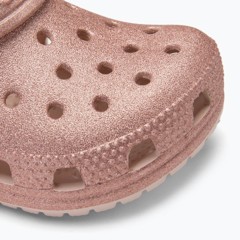 Детски джапанки Crocs Classic Glitter Clog Toddler quartz glitter 8