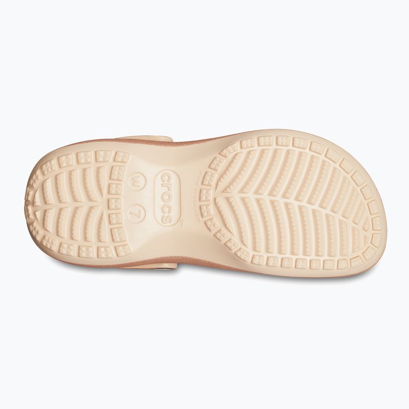 Дамски джапанки Crocs Classic Platform Glitter shitake 13