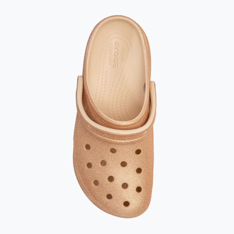 Дамски джапанки Crocs Classic Platform Glitter shitake 6