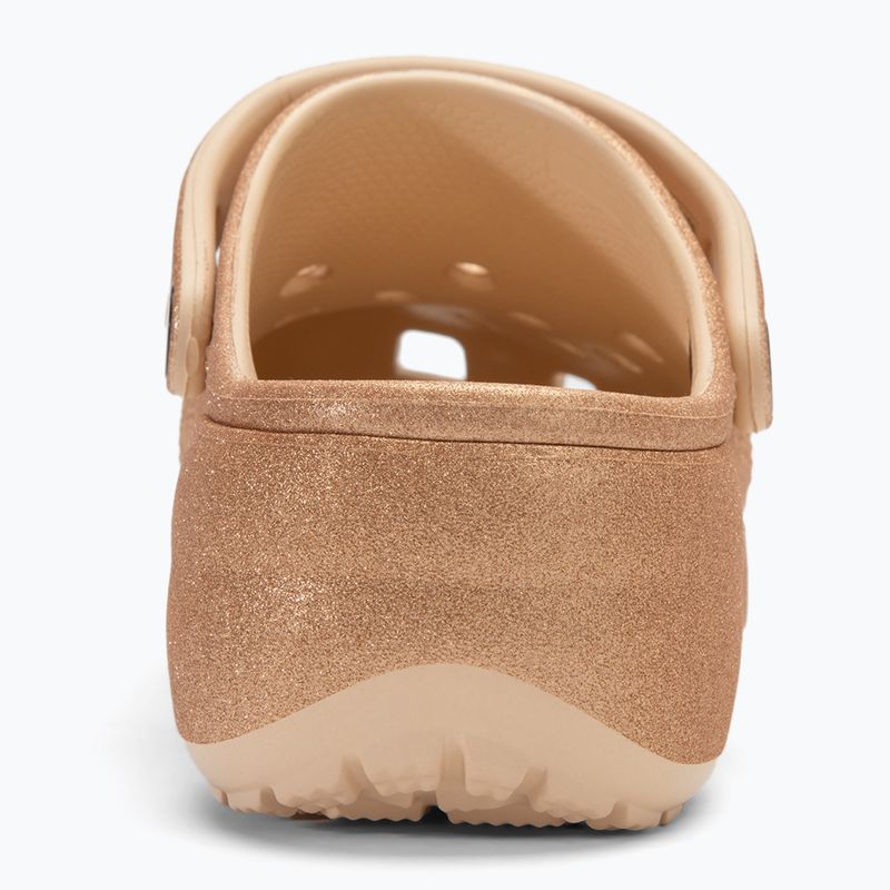 Дамски джапанки Crocs Classic Platform Glitter shitake 7