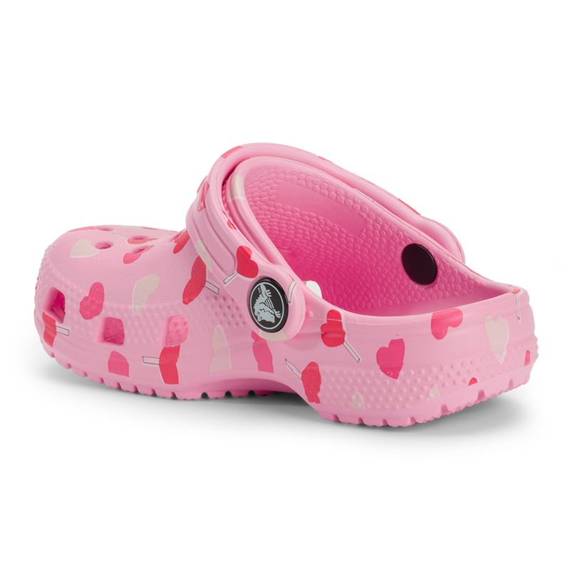 Детски джапанки Crocs VDay Clog Flamingo 4