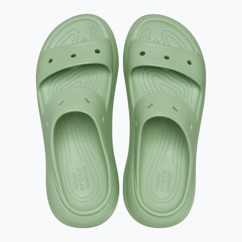 Дамски джапанки Crocs Classic Crush Sandal fair green 11