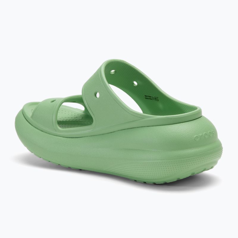 Дамски джапанки Crocs Classic Crush Sandal fair green 3