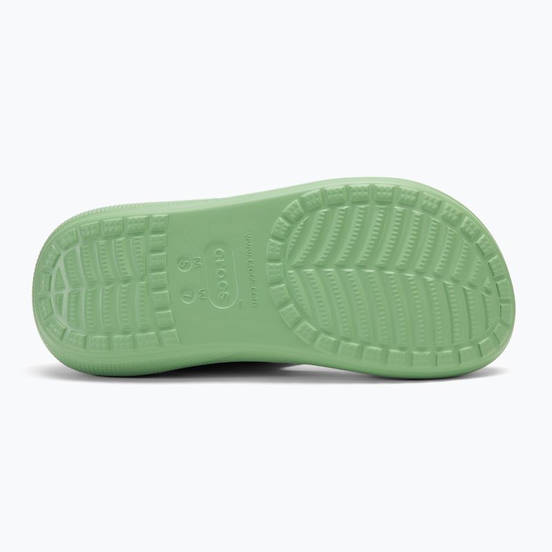 Дамски джапанки Crocs Classic Crush Sandal fair green 4