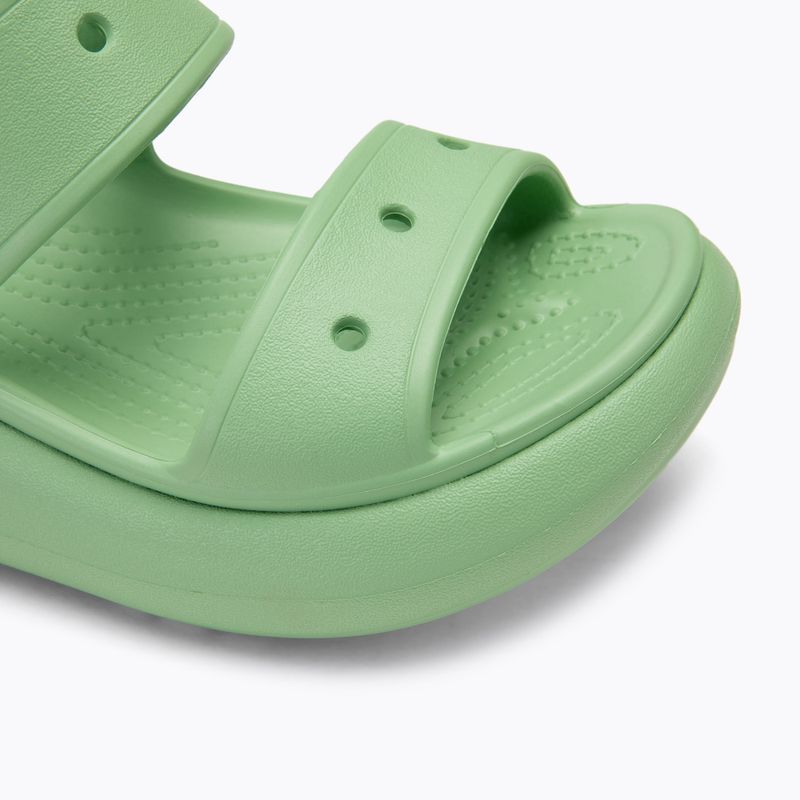 Дамски джапанки Crocs Classic Crush Sandal fair green 7