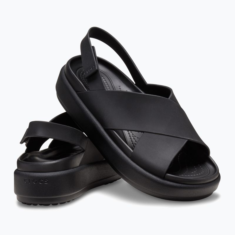 Дамски сандали Crocs Brooklyn Luxe Cross Strap black 12