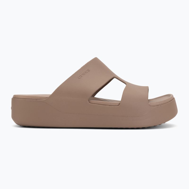 Дамски чехли Crocs Gateway Platform H-Strap latte 2