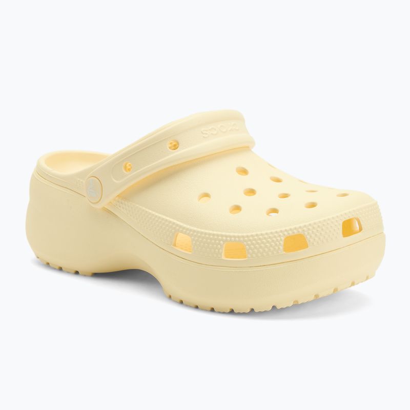 Дамски джапанки Crocs Classic Platform Clog buttercream