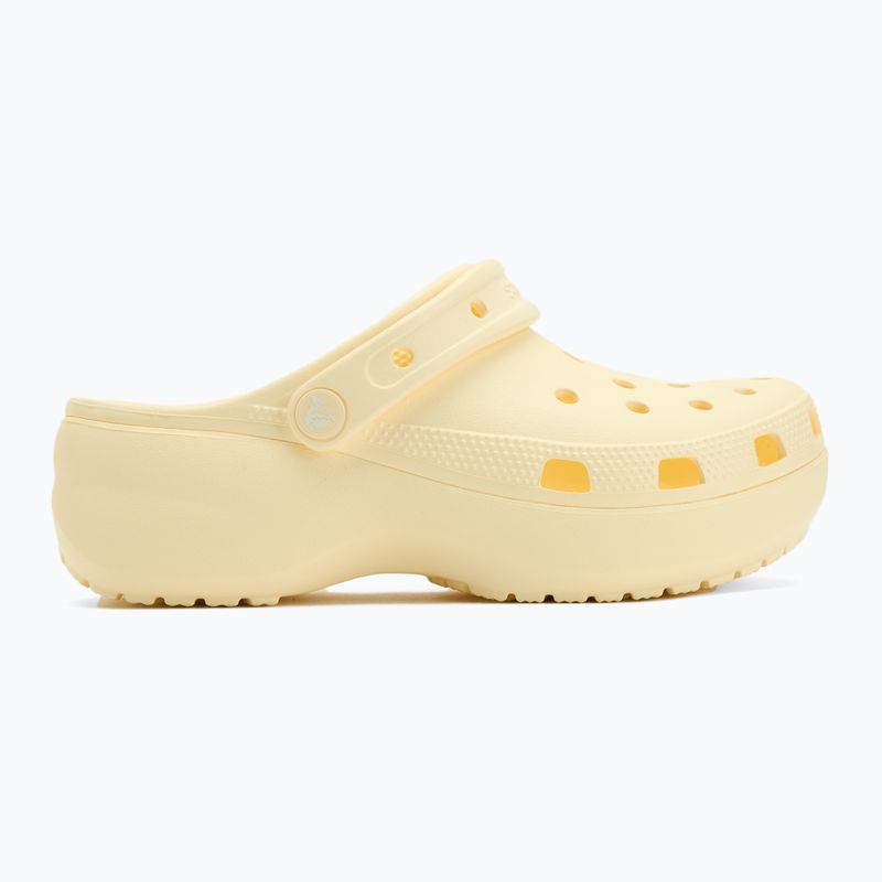 Дамски джапанки Crocs Classic Platform Clog buttercream 3