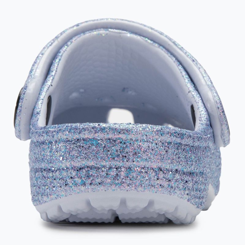 Джапанки Crocs Classic Glitter Clog Toddler  frosted glitter 7