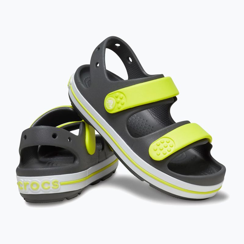 Crocs Crocband Cruiser Детски сандали slate grey/acidity 6