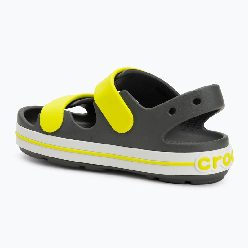 Crocs Crocband Cruiser Детски сандали slate grey/acidity 3