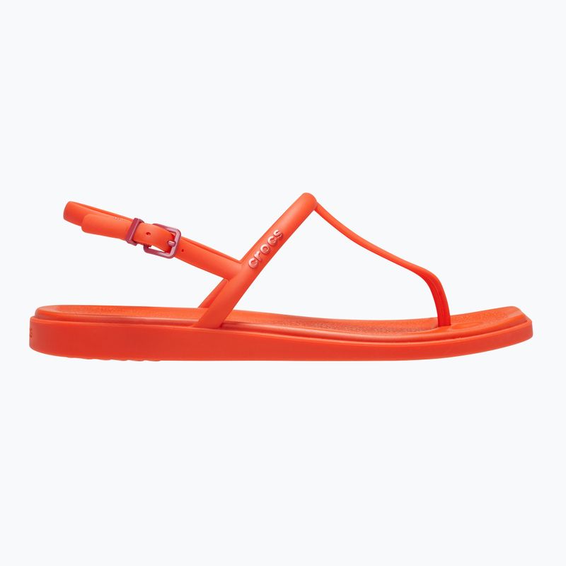 Дамски сандали Crocs Miami Thong Flip lava 9