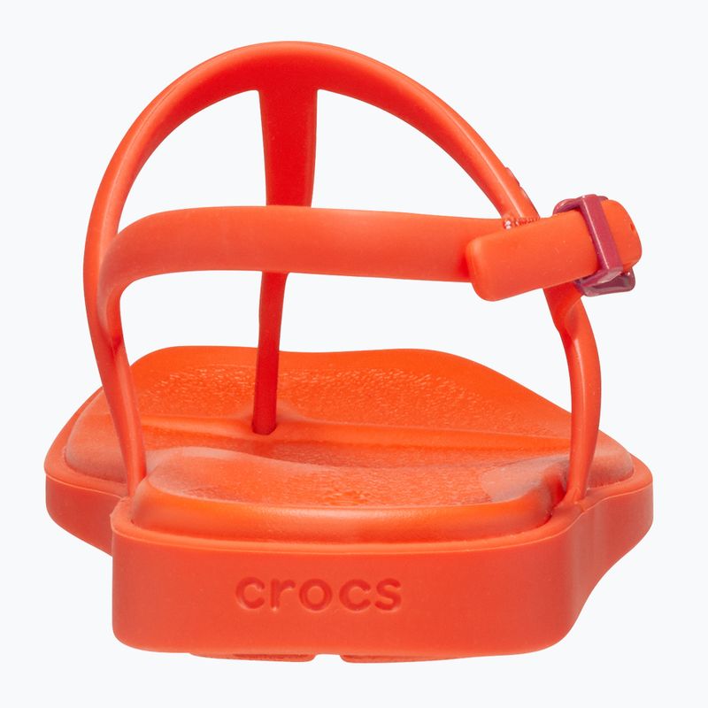Дамски сандали Crocs Miami Thong Flip lava 10