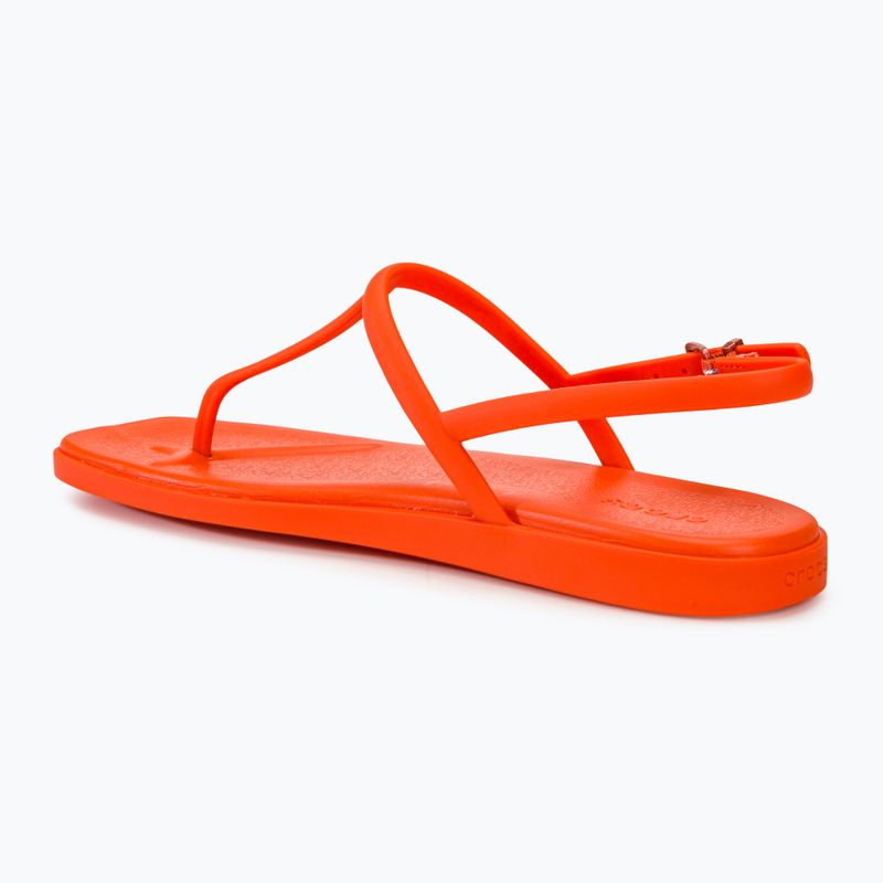 Дамски сандали Crocs Miami Thong Flip lava 3