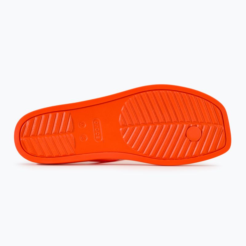 Дамски сандали Crocs Miami Thong Flip lava 4