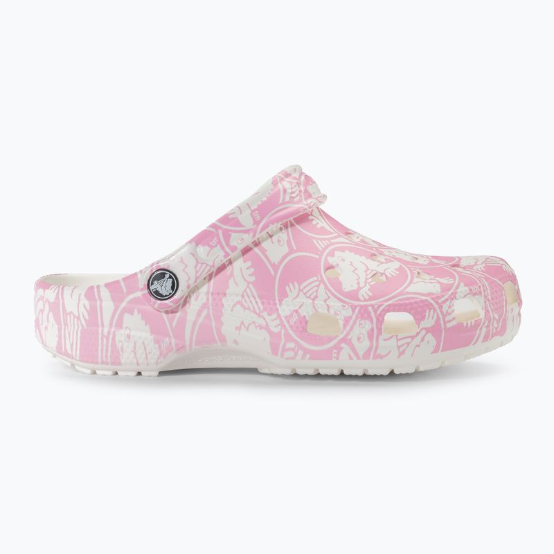 Джапанки Crocs Classic Duke Print Clogs pink tweed 3