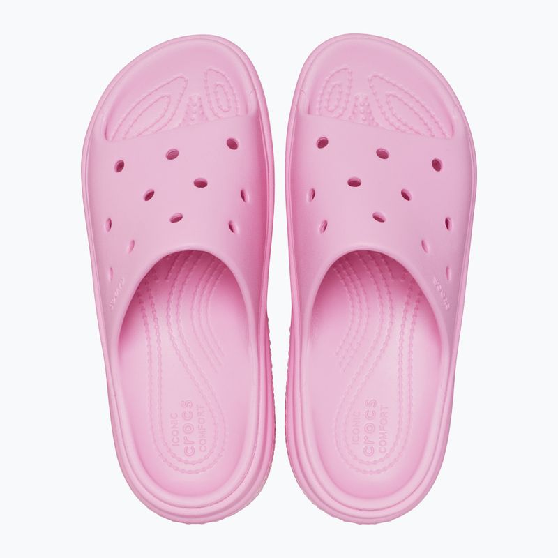Дамски джапанки Crocs Stomp Slide pink tweed 12