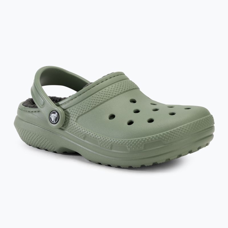 Джапанки Crocs Classic Lined Clog moss/multi 2