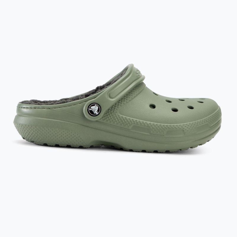 Джапанки Crocs Classic Lined Clog moss/multi 3