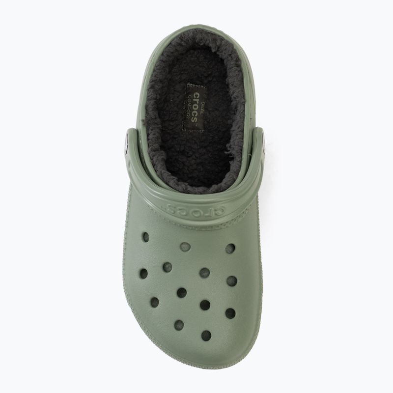 Джапанки Crocs Classic Lined Clog moss/multi 6