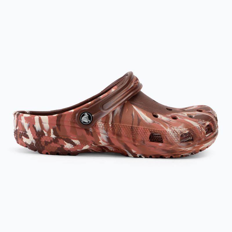 Джапанки Crocs Classic Marbled Clog dark clay/multi 3