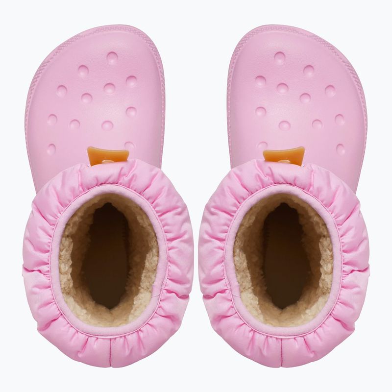 Детски ботуши за сняг Crocs Classic Neo Puff pink tweed/gum 12
