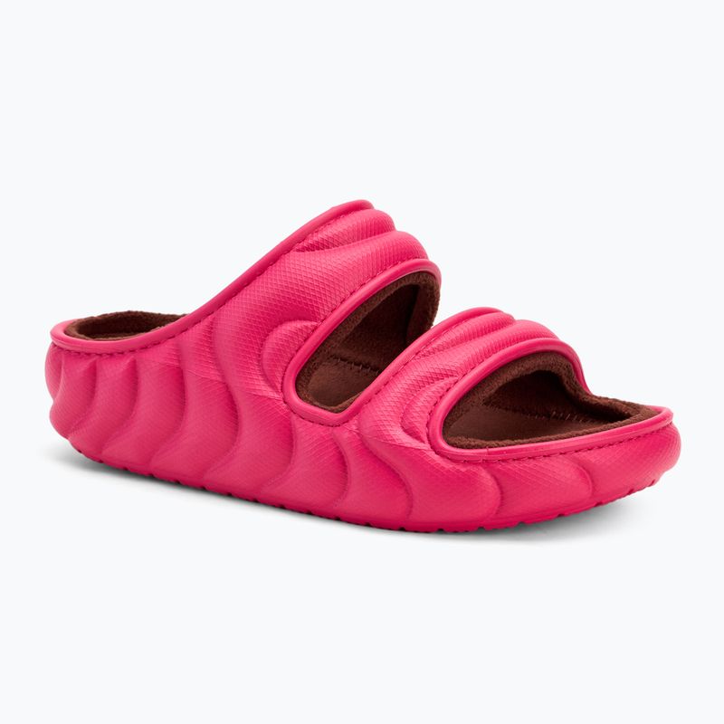 Джапанки Crocs Classic Cozzzy Overpuff Sandal dragonfruit