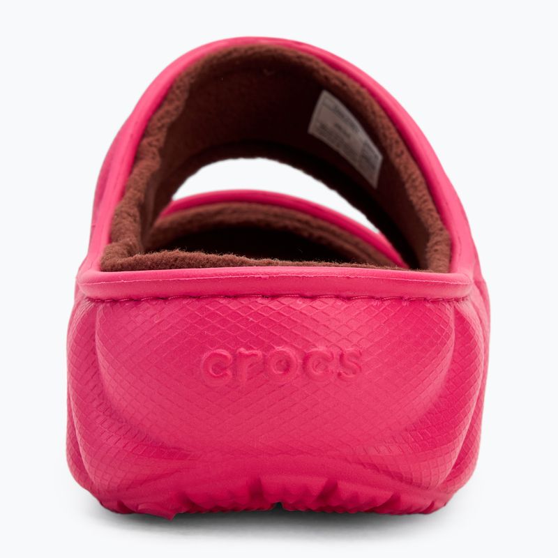 Джапанки Crocs Classic Cozzzy Overpuff Sandal dragonfruit 6