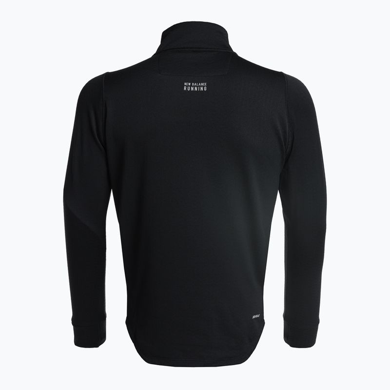 Мъжка тренировъчна тениска New Balance Top NB Heat Grid Half Zip black NBMT23252BK 8