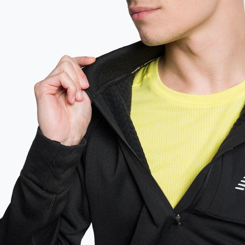 Мъжка тренировъчна тениска New Balance Top NB Heat Grid Half Zip black NBMT23252BK 4