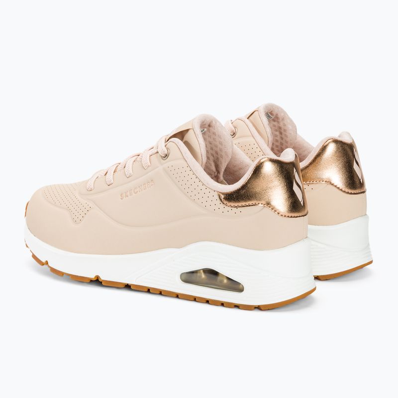 Дамски обувки SKECHERS Uno Shimmer Away beige 4