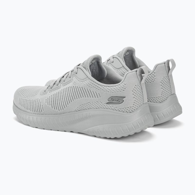 SKECHERS Дамски обувки Bobs Squad Chaos Face Off светло сиво 3