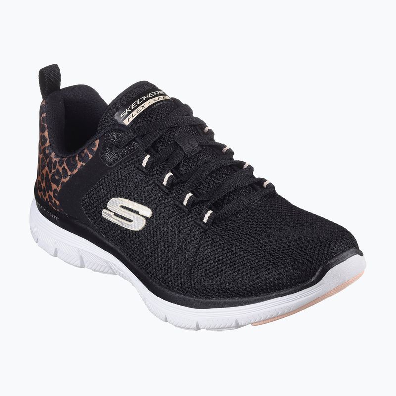 Дамски обувки SKECHERS Flex Appeal 4.0 Wild Ballad black/leopard 2