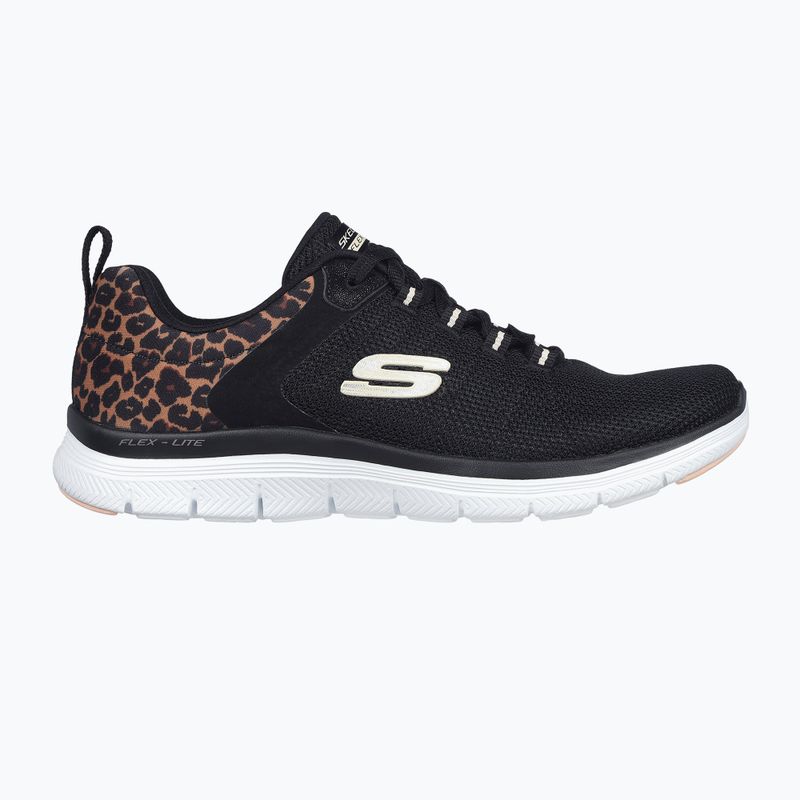 Дамски обувки SKECHERS Flex Appeal 4.0 Wild Ballad black/leopard