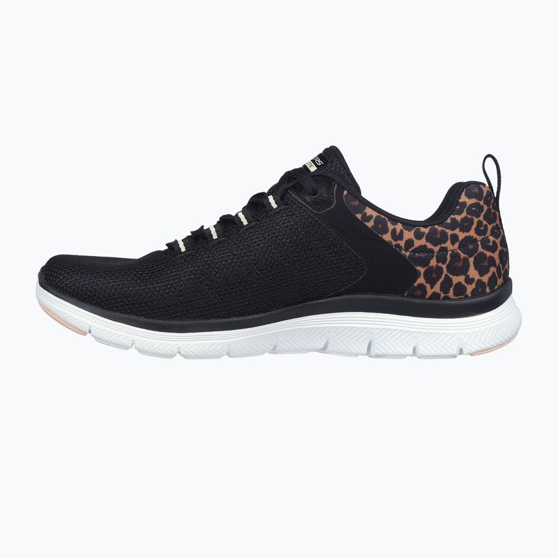 Дамски обувки SKECHERS Flex Appeal 4.0 Wild Ballad black/leopard 3