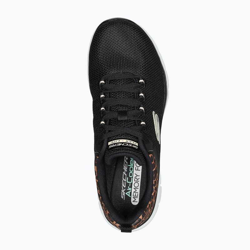Дамски обувки SKECHERS Flex Appeal 4.0 Wild Ballad black/leopard 5