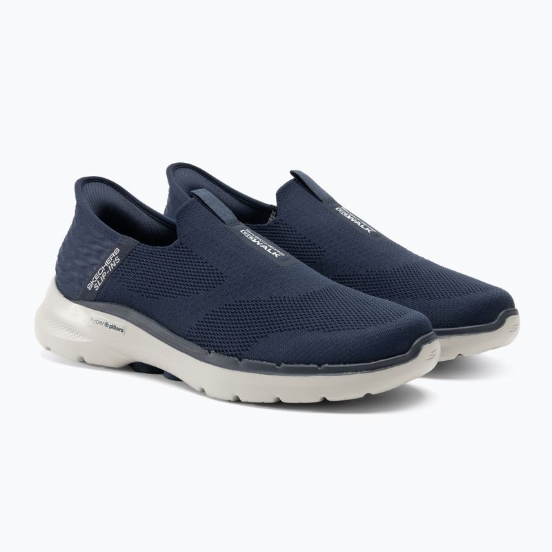 Мъжки обувки SKECHERS Slip-ins Go Walk 6 Easy On navy/white 4