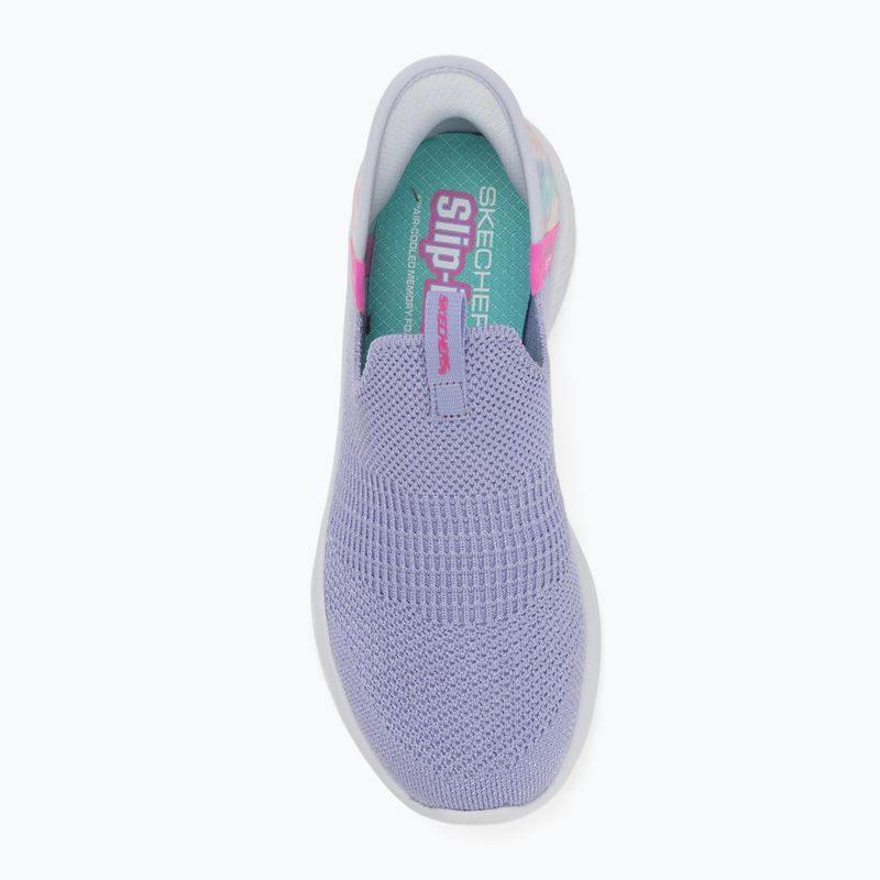 Детски обувки SKECHERS Slip-Ins Ultra Flex 3.0 lavender/multi 5
