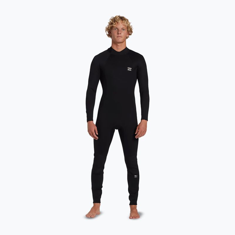 Мъжки неопренов костюм Billabong 4/3 mm Foil Back Zip black