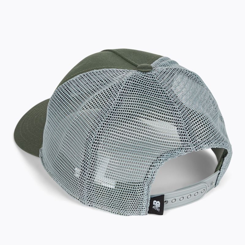 New Balance Lifestyle Athletics Trucker зелена бейзболна шапка 3
