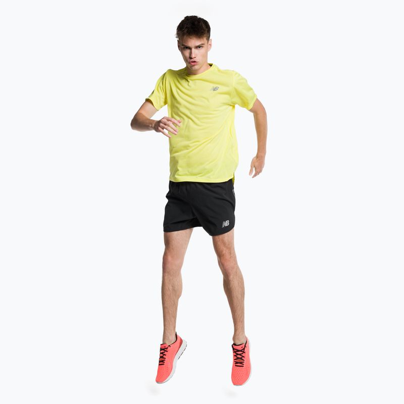 Мъжки тениски New Balance Top Impact Run жълт MT21262CSE 2