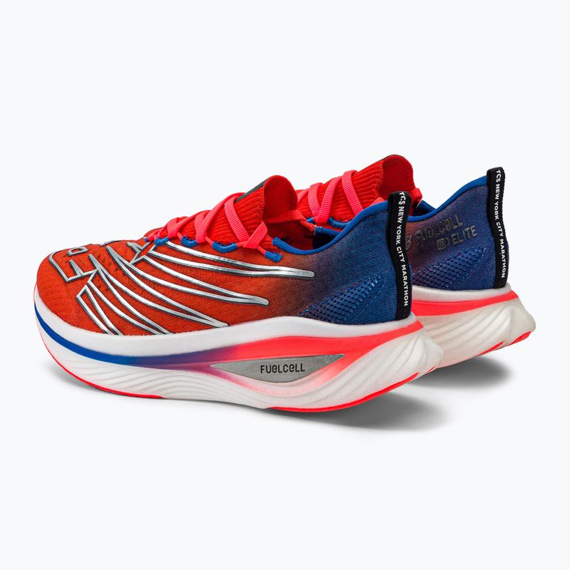Дамски обувки за бягане New Balance TCS New York City Marathon FuelCell SC Elite V3 червен NBWRCELNY3 3