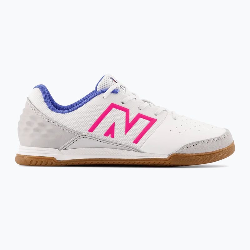 New Balance Audazo V6 Command IN детски футболни обувки бели 11