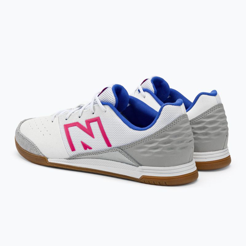 New Balance Audazo V6 Command IN детски футболни обувки бели 3