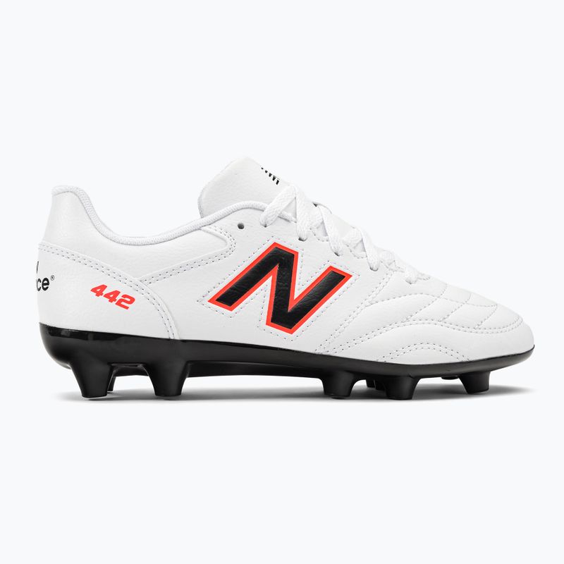 New Balance 442 V2 Academy FG детски футболни обувки бели JS43FWD2.M.035 2