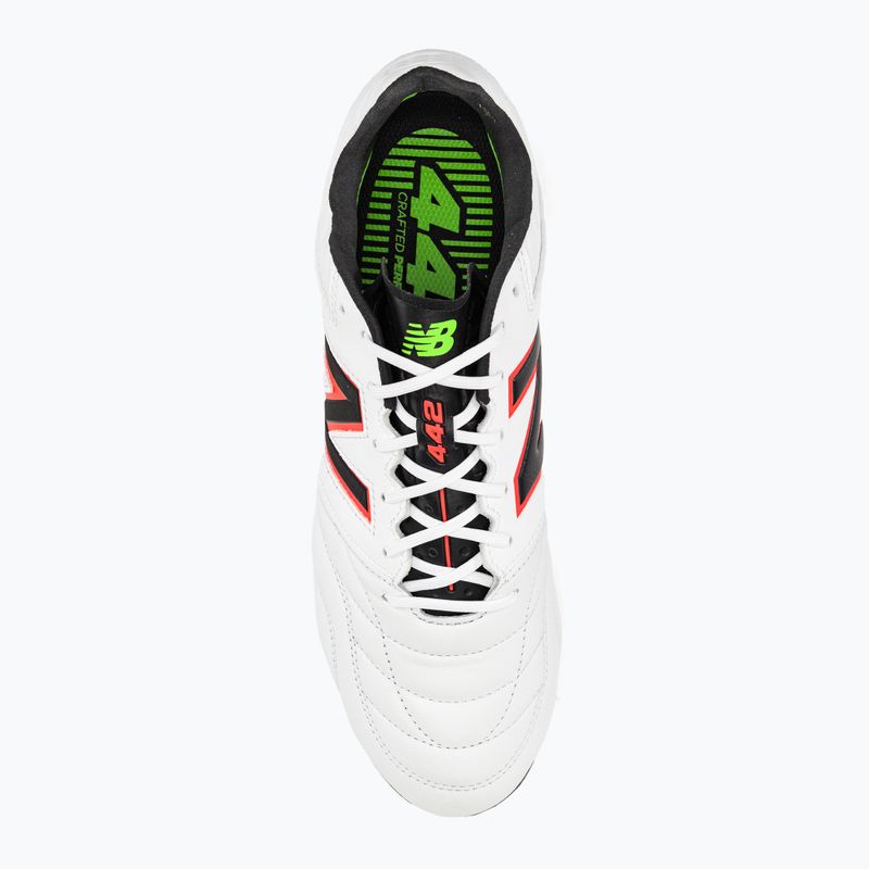 New Balance 442 V2 Pro FG мъжки футболни обувки в бяло и черно MS41FWD2.D.095 6