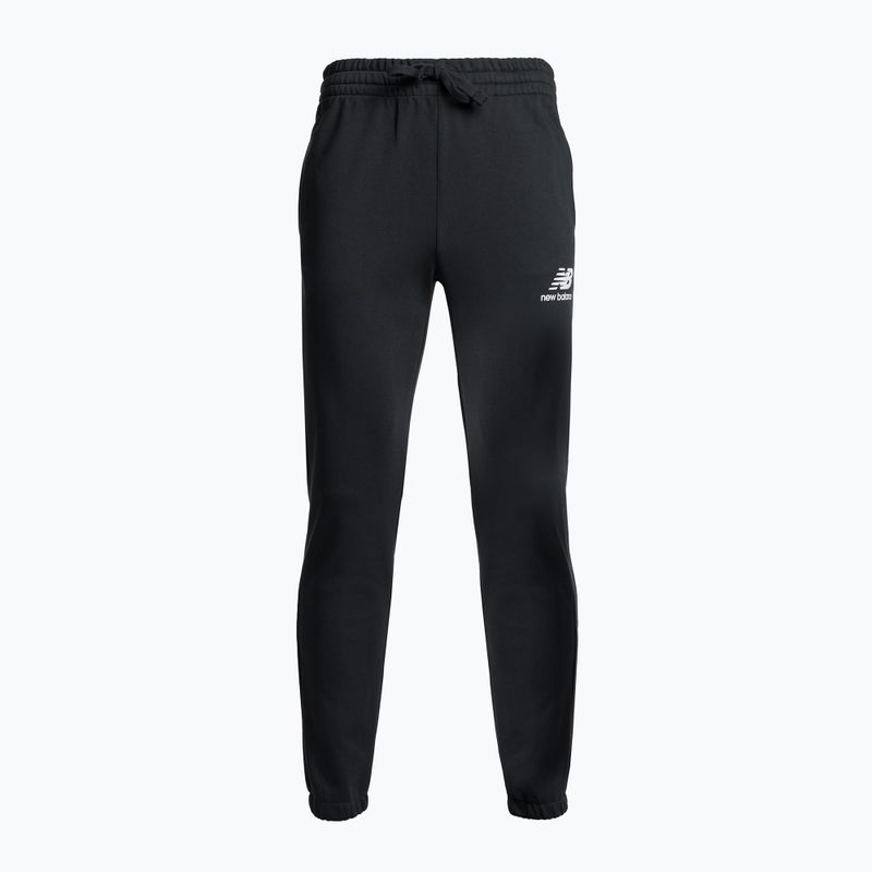 New Balance Essentials Stacked Logo French мъжки панталони за тренировка черен NBMP31539BK 5