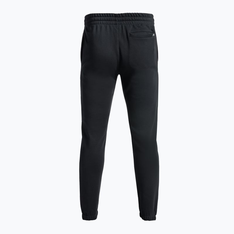 New Balance Essentials Stacked Logo French мъжки панталони за тренировка черен NBMP31539BK 6