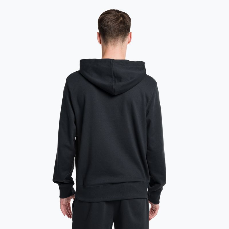 Мъжки суитшърт за тренировки New Balance Essentials Stacked Logo French Terry Hoodie black MT31537BK 5